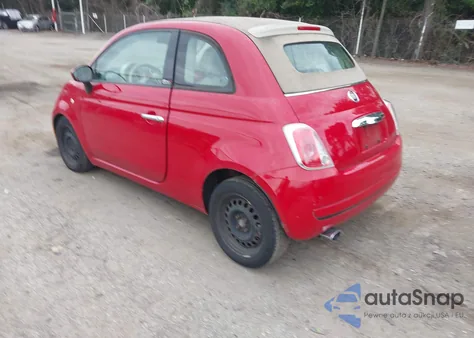 2015 Fiat 500C Pop z USA, uszkodzony, nr VIN 3C3CFFDR1FT663519